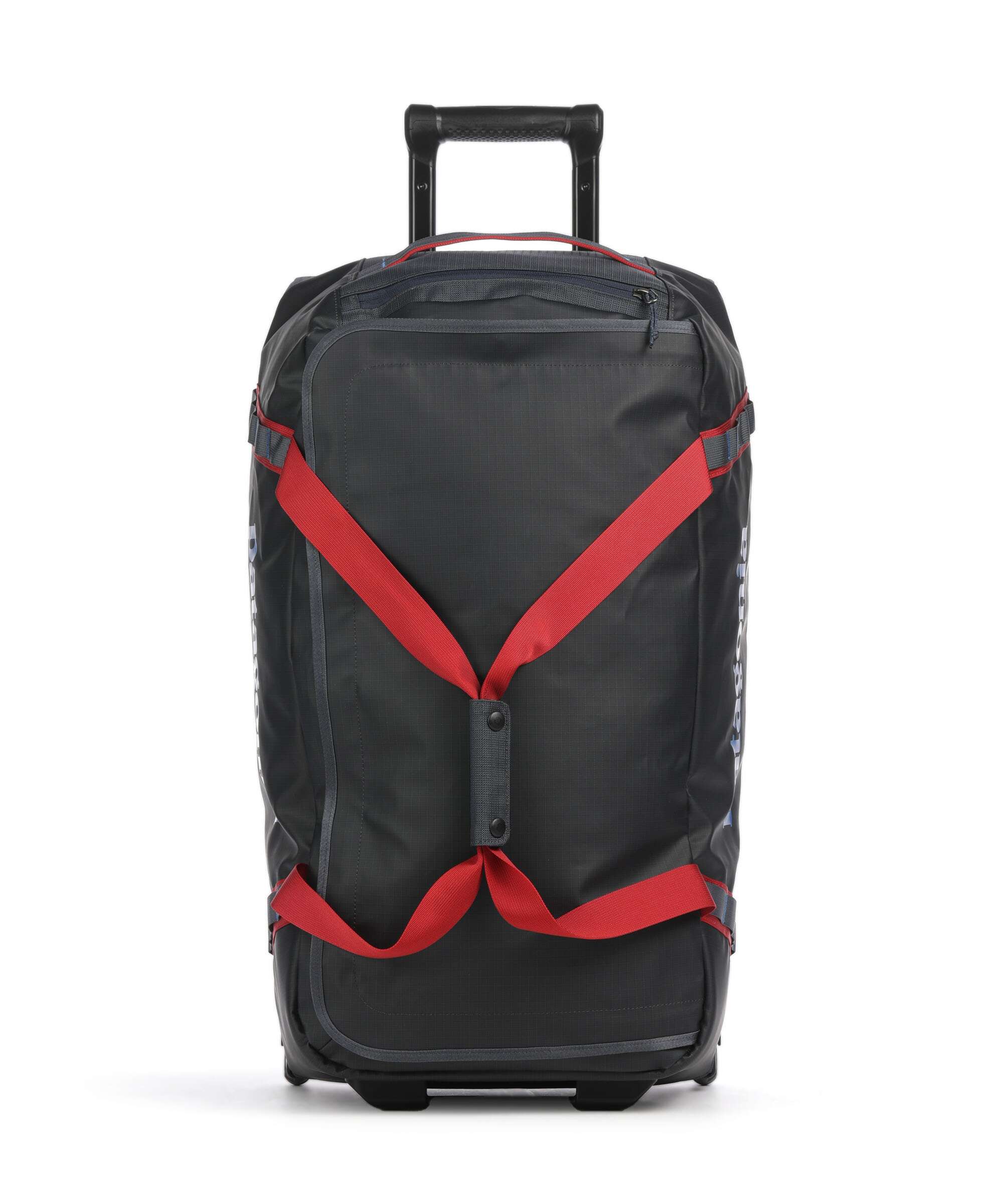 Patagonia Black Hole 70 Travel bag with wheels smolder blue w/amanita red 69 cm