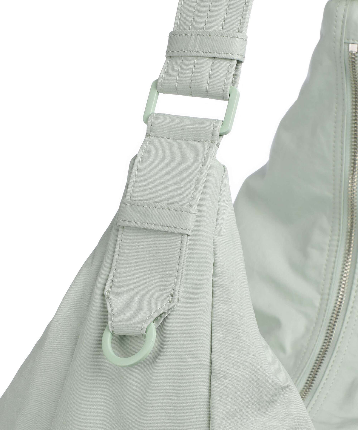 Liebeskind Moon Nylon L Hobo bag sage