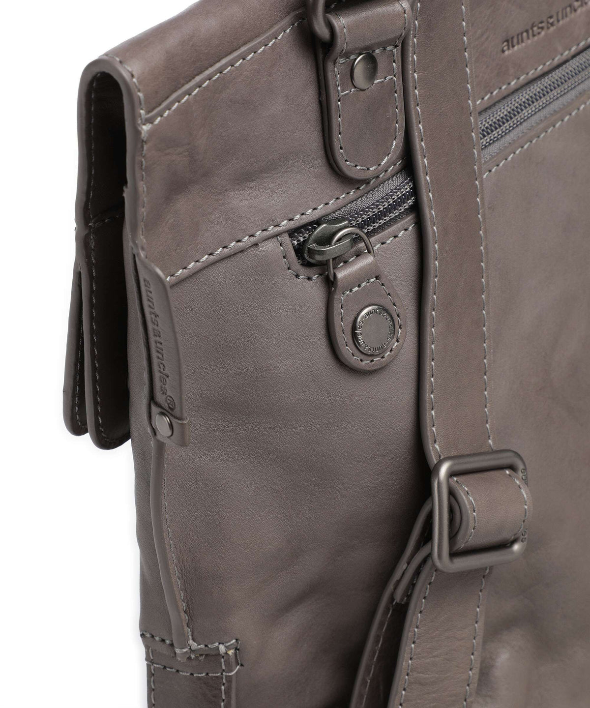 Aunts & Uncles Grandma's Luxury Club Mrs. Mince Pie Backpack bag oyster grey