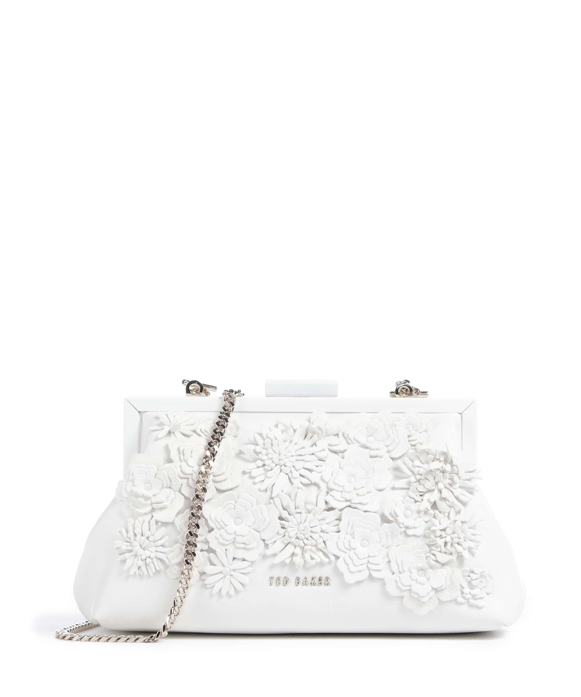 ハリオさん専用美品オフホワイト ネオクラ　BELLモドキ　Mサイズ(57-58 Ted Baker Fiorell Crossbody bag imitation leather white - 281523