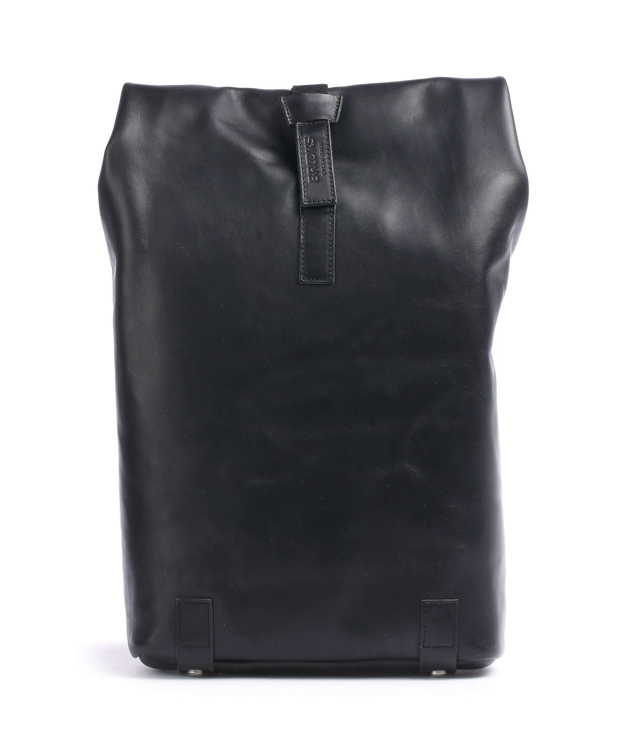 Brooks England Pickwick Leather Small Rolltop backpack 13″ grained cow leather black