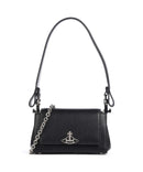 Vivienne Westwood Hazel Re-Vegan Grain Small Shoulder bag black