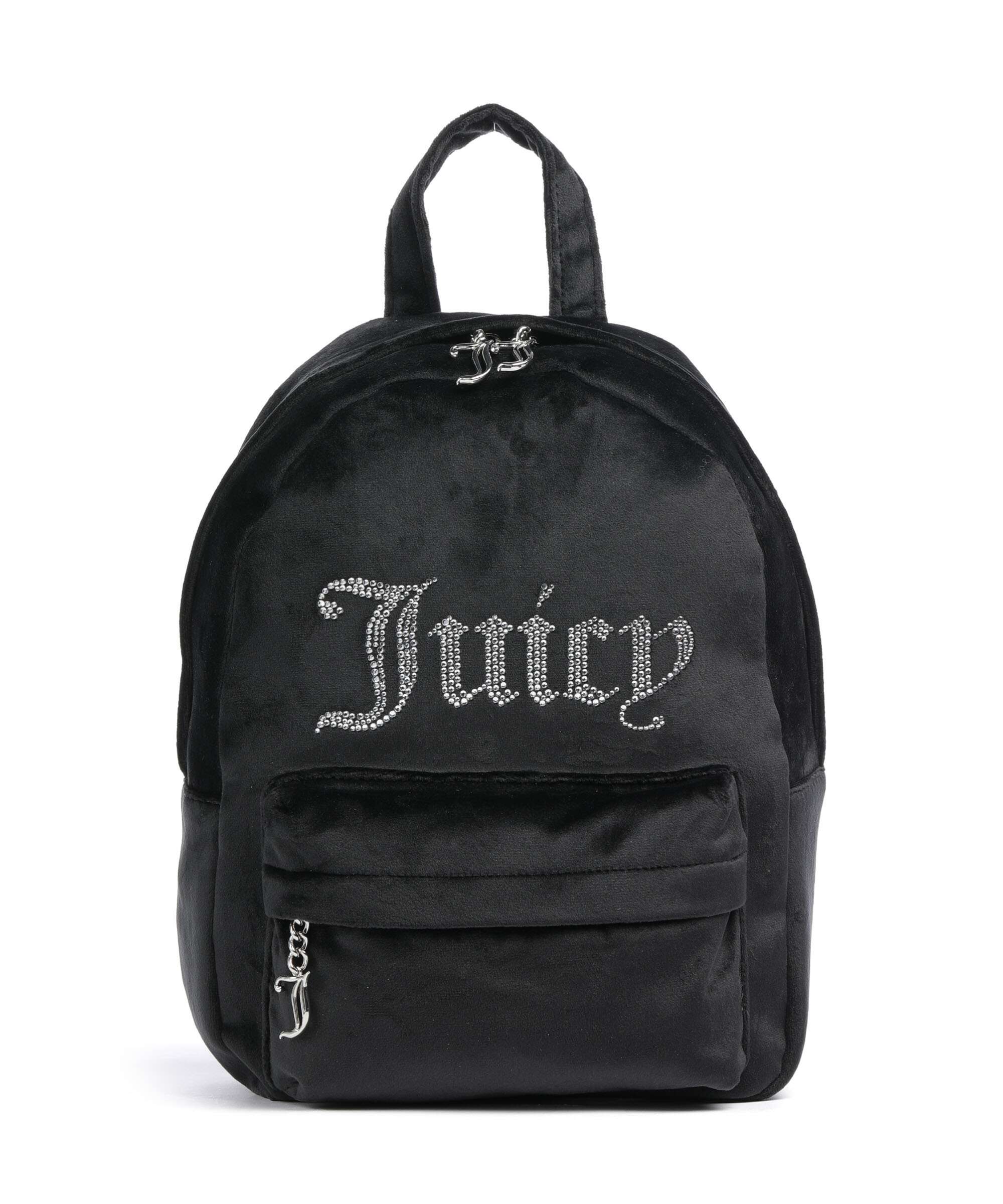 Juicy Couture Kimberly Backpack velvet fabric black