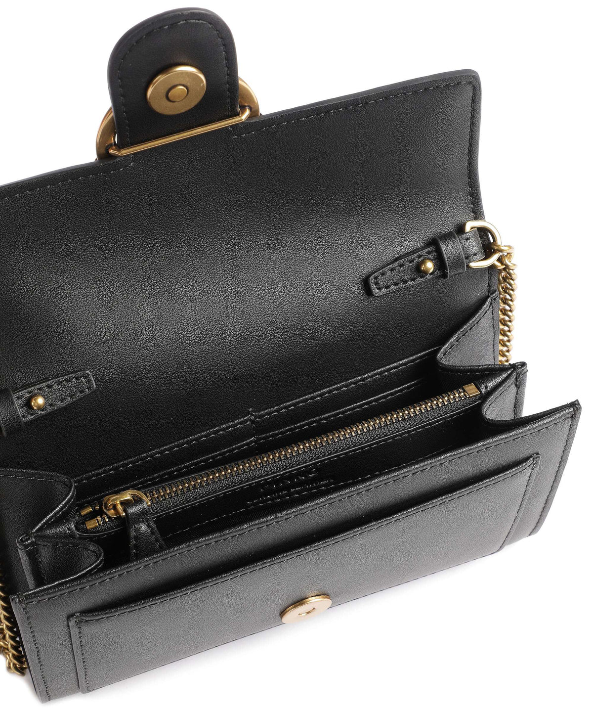 Pinko Love One Wallet nero/antique gold