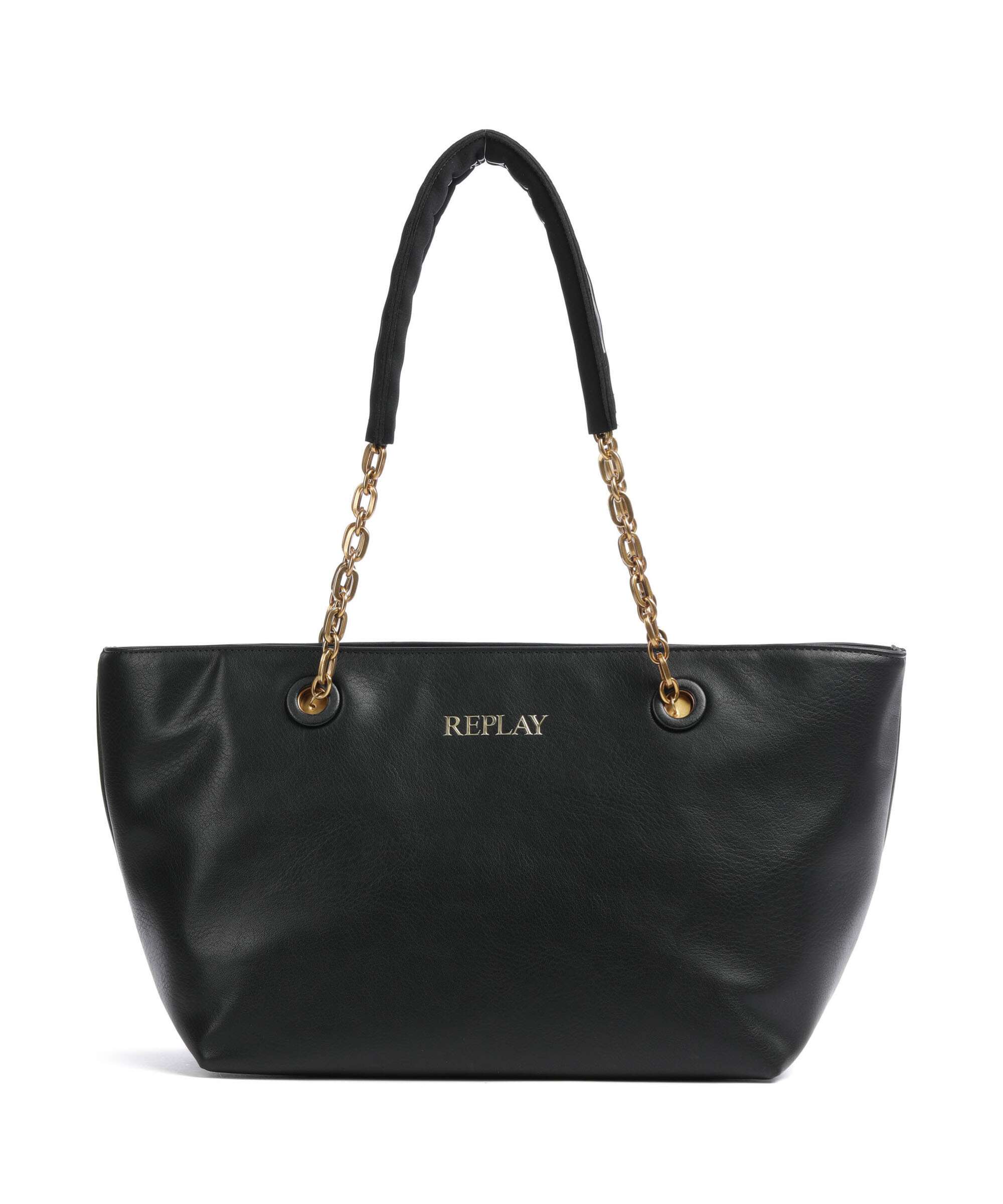 Replay Tote bag imitation leather black - FW3573000A0419B.098 – WARDOW