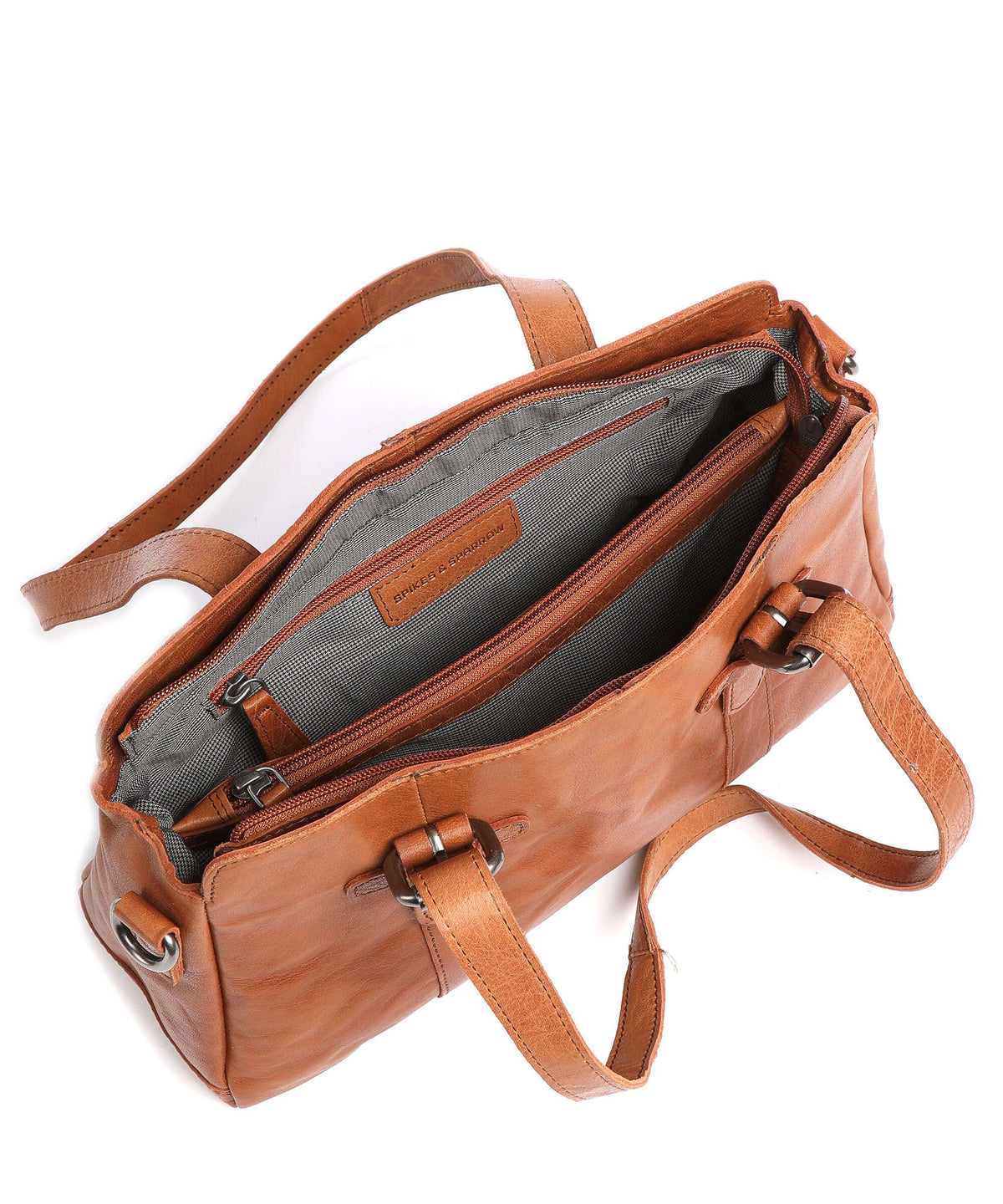 Spikes & Sparrow Bronco Shoulder bag brandy