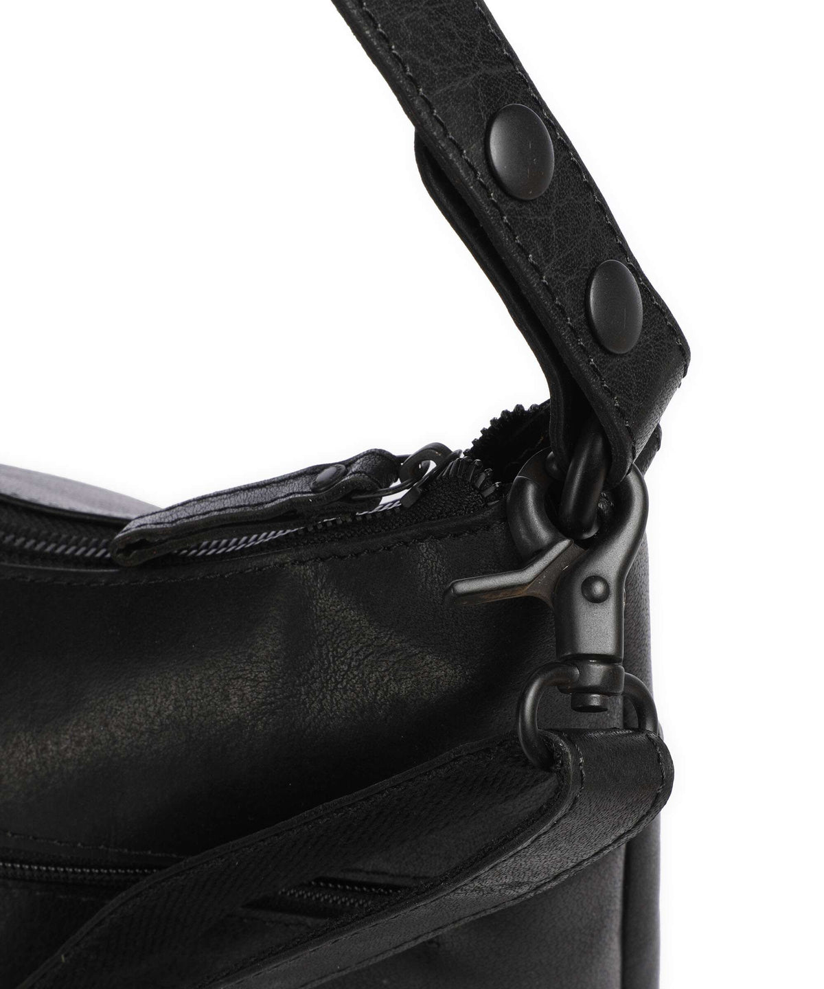 Spikes & Sparrow Bronco Sherrill Hobo bag schwarz