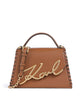 Karl Lagerfeld K/Signature 2.0 Handbag dark tan