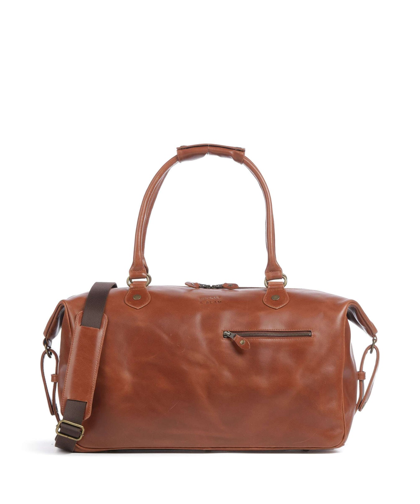 Buckle & Seam Linwood Weekend bag cognac