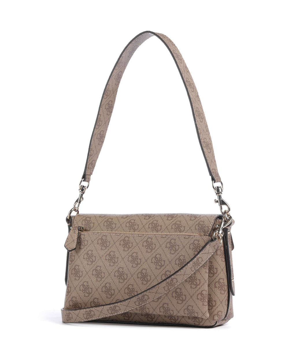 Guess Brenton Eco Shoulder bag latte logo