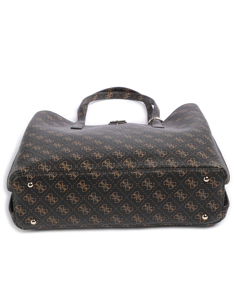 Guess Meridian Tote bag brown logo