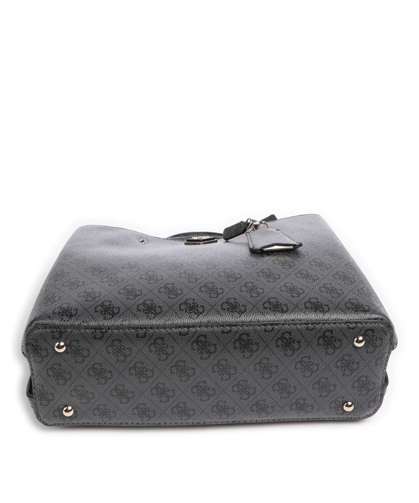 Guess Meridian Handbag coal logo