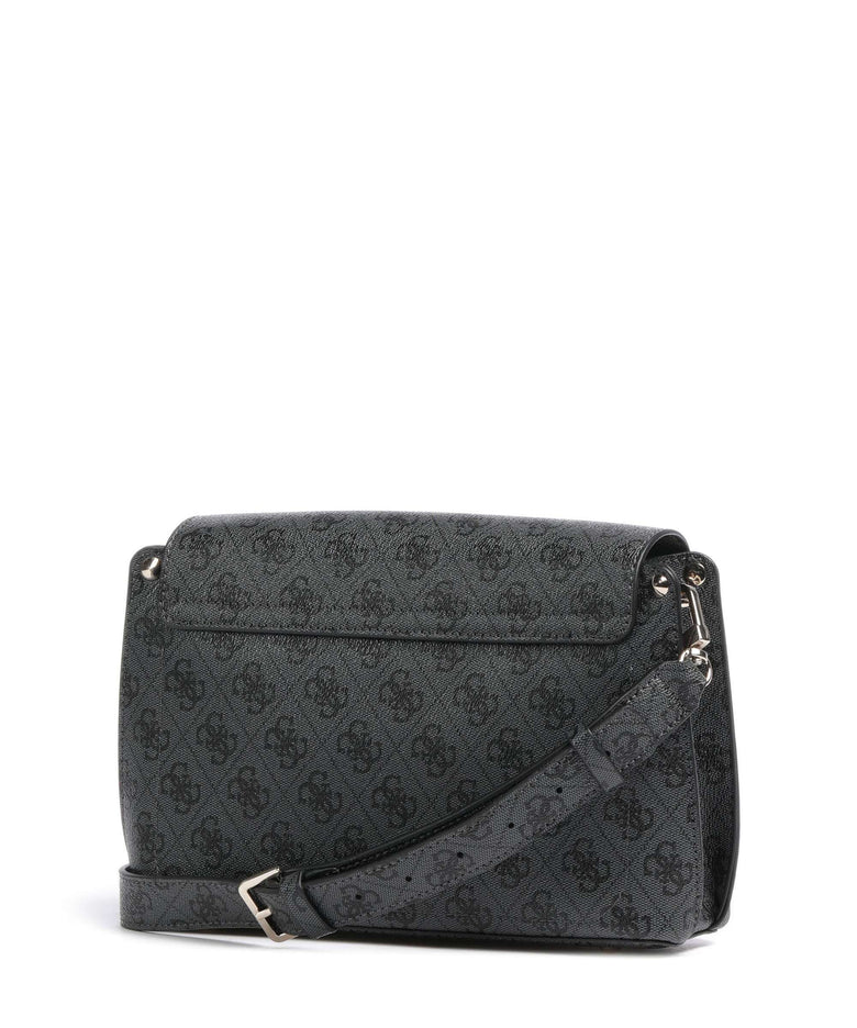 Guess Meridian Crossbody bag coal logo