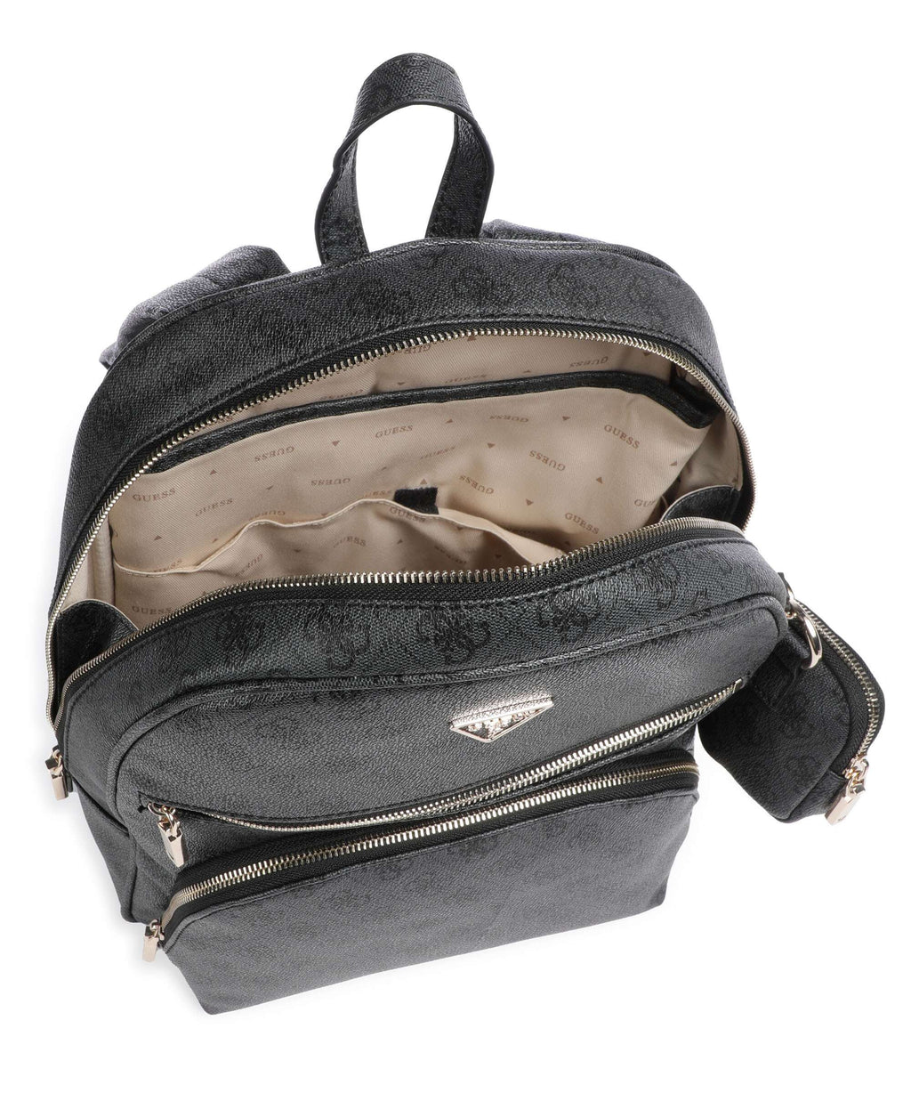 Guess Power Play Backpack coal logo