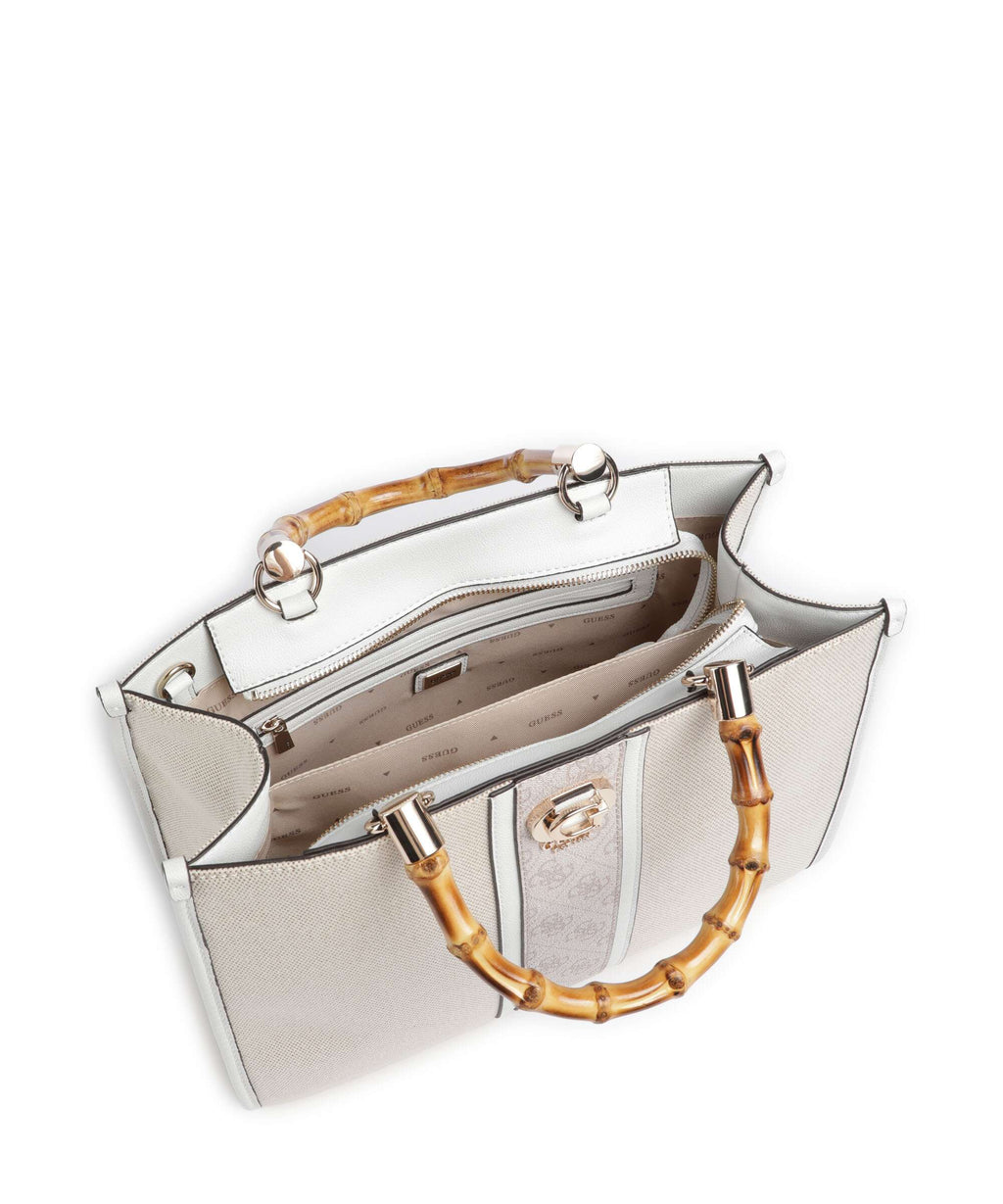 Guess Kerima Handbag natural/dove logo