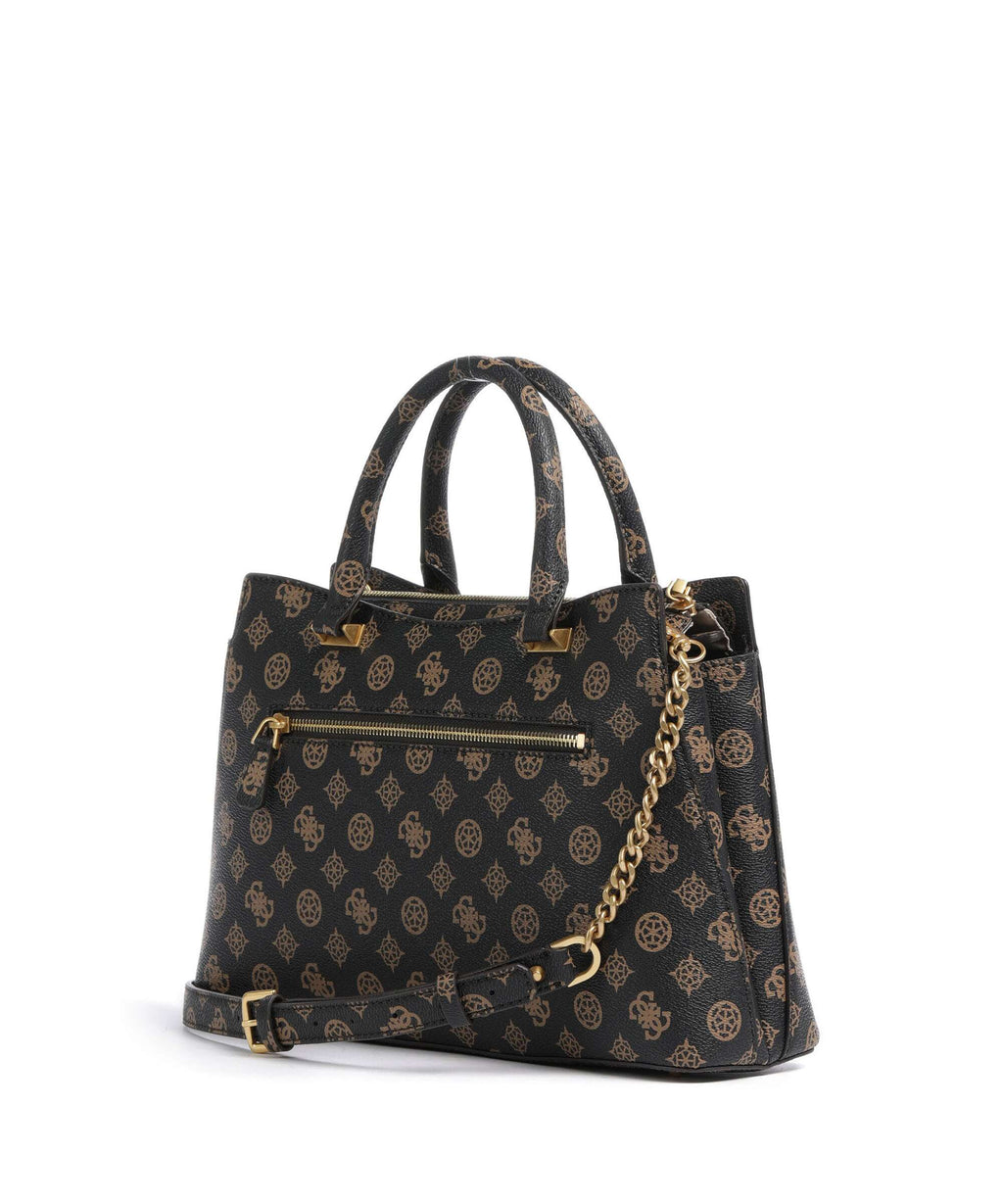 Guess Kuba Handbag mocha logo