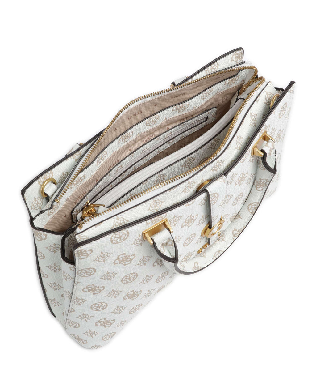 Guess Kuba Handbag white logo