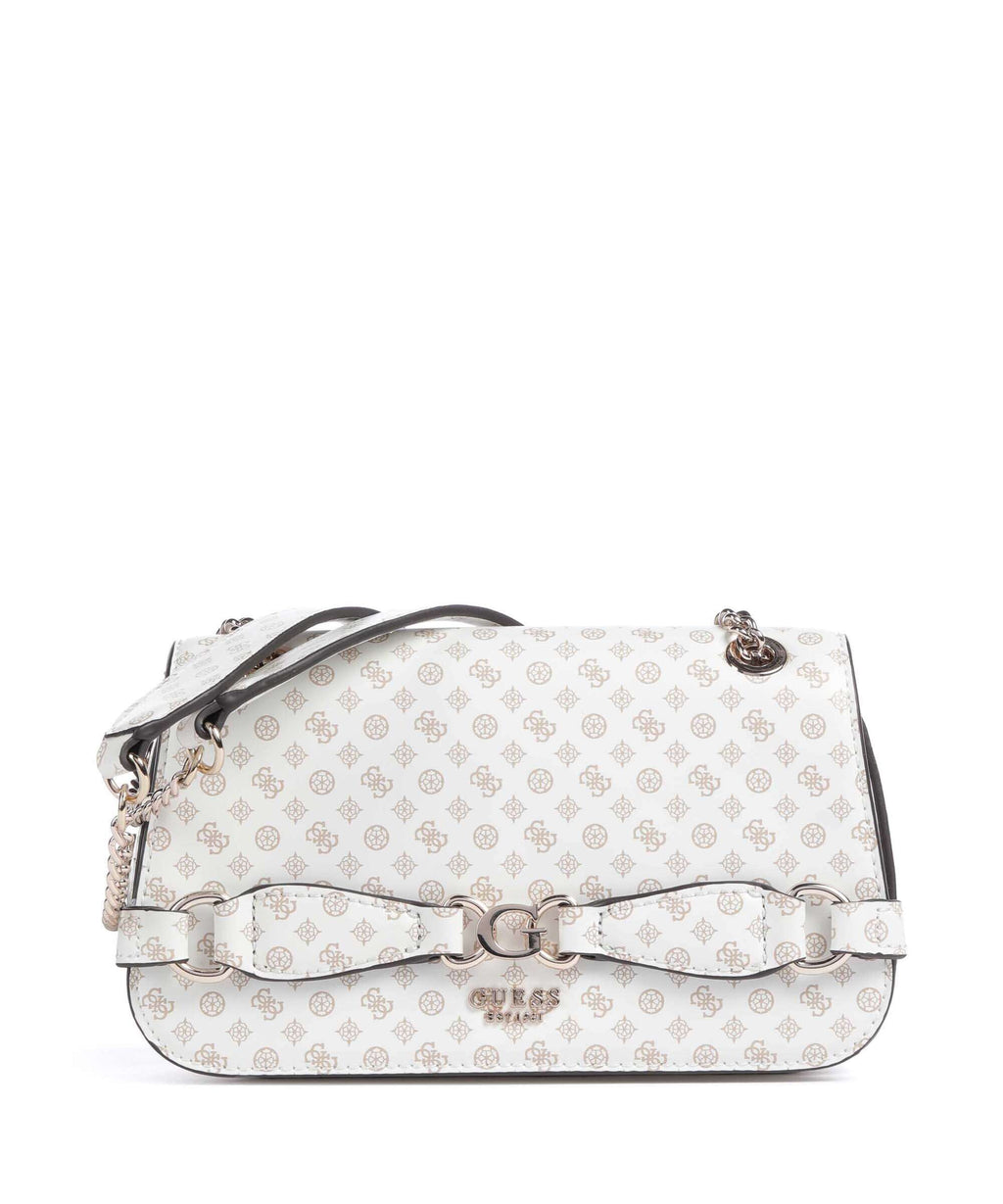Guess Arlena Shoulder bag white logo