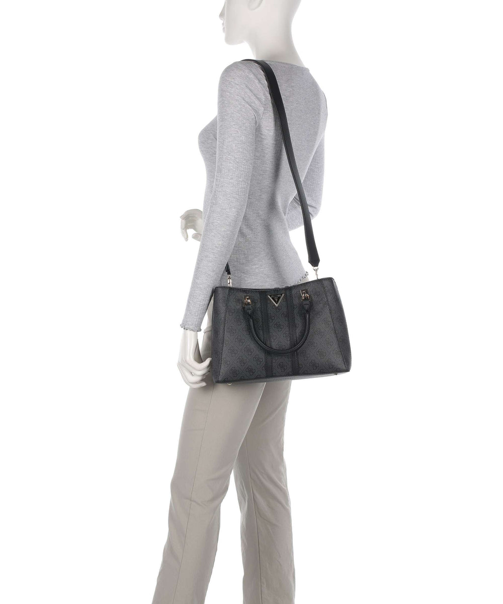 Guess Noreen Handbag coal logo