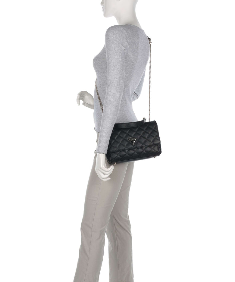 Guess Carly Eco Shoulder bag black