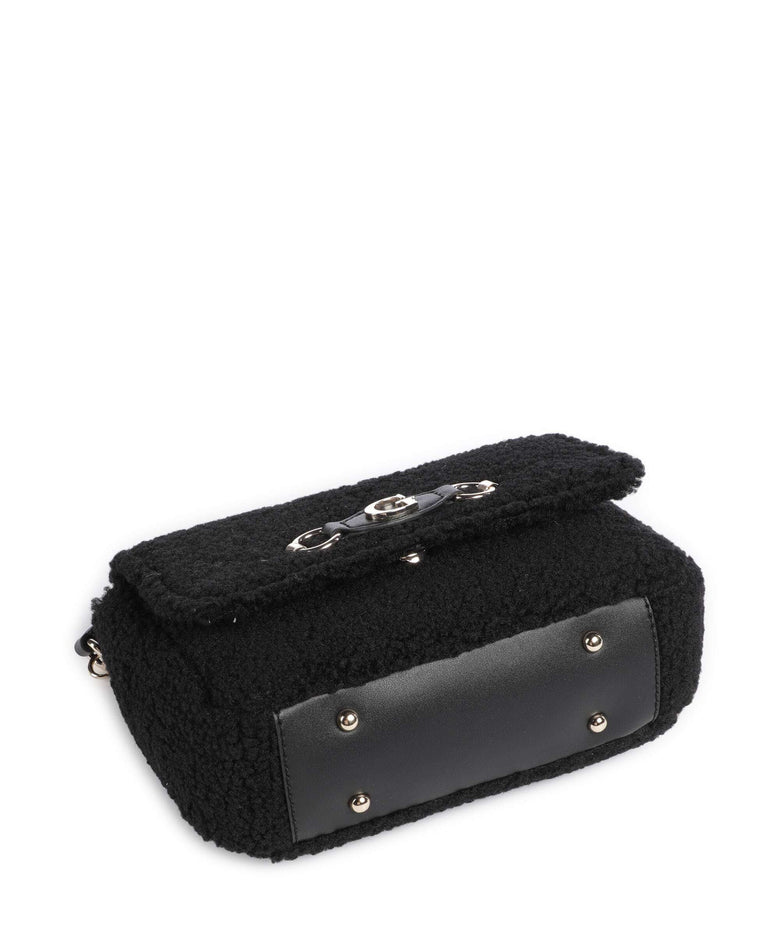 Guess Aslia Shearling Shoulder bag black