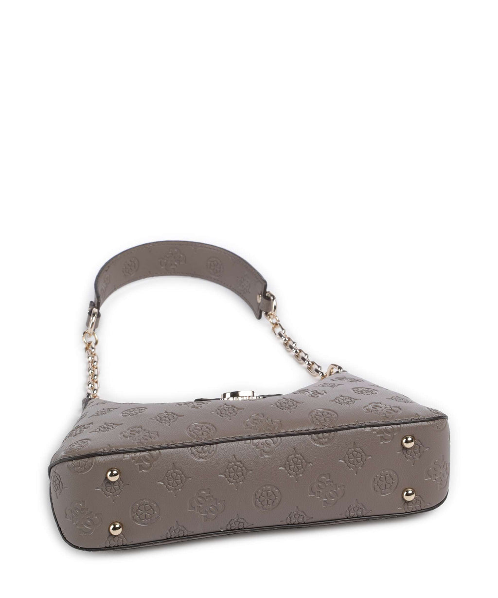 Guess Gerty Peony Shoulder bag dark taupe