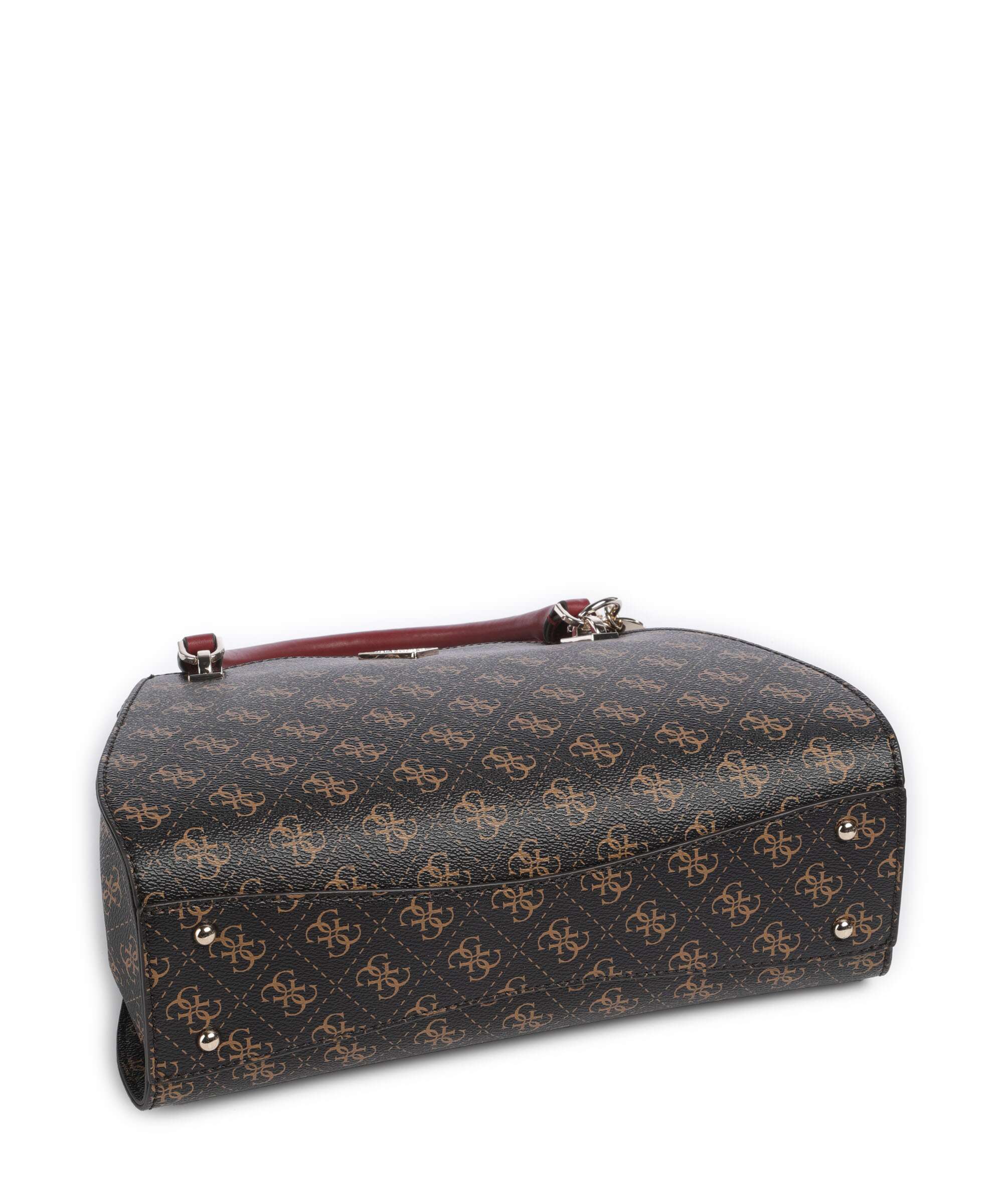Guess Noelle Q Logo Handbag brown