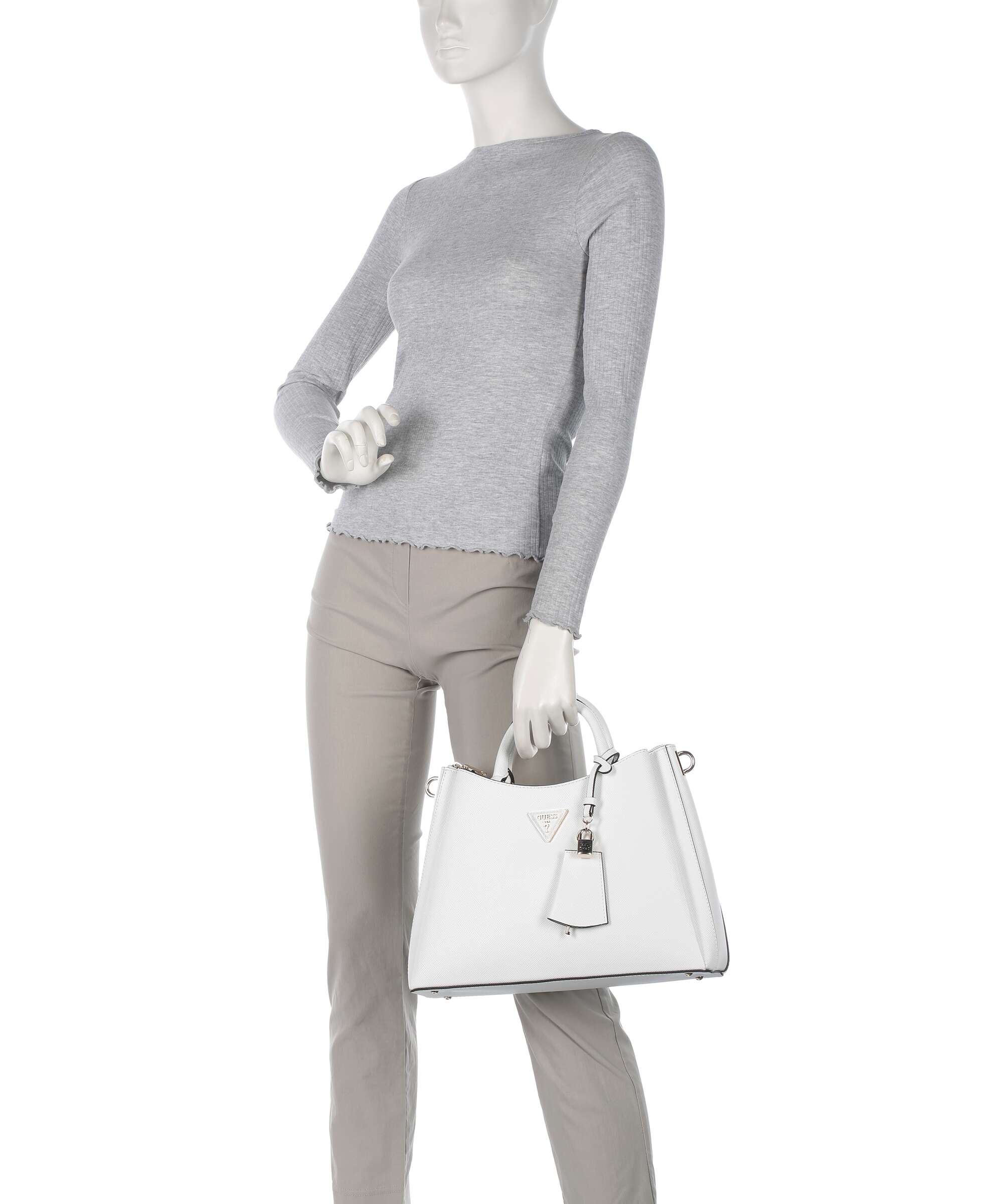 Guess Jazlynn Eco Handbag white