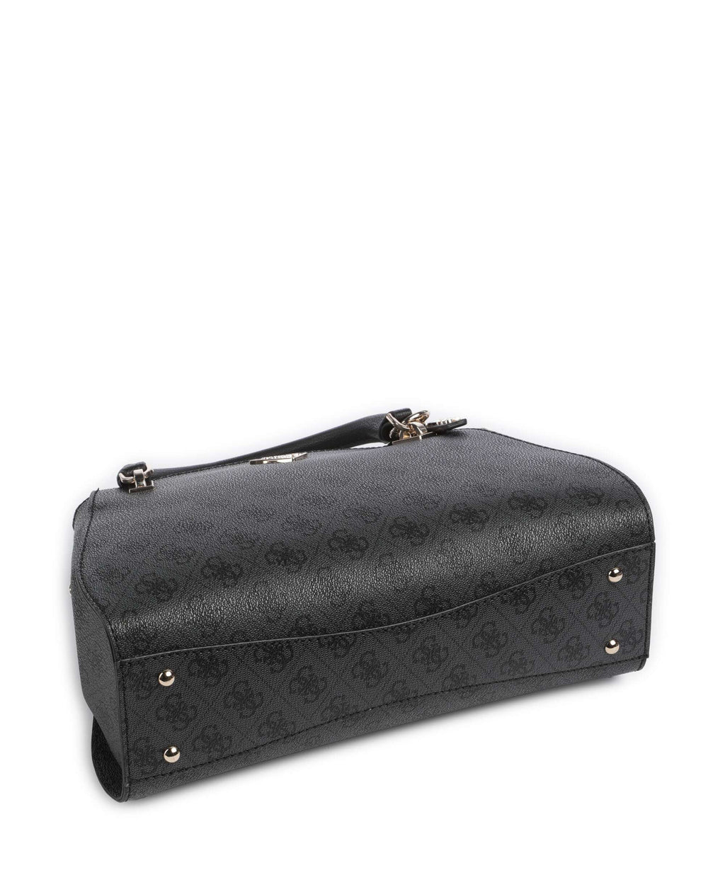 Guess Noelle 4G Basique Logo Handbag coal logo
