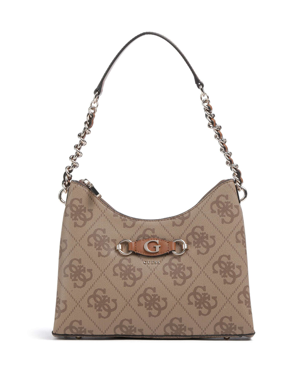 Guess Izzy Shoulder bag latte logo