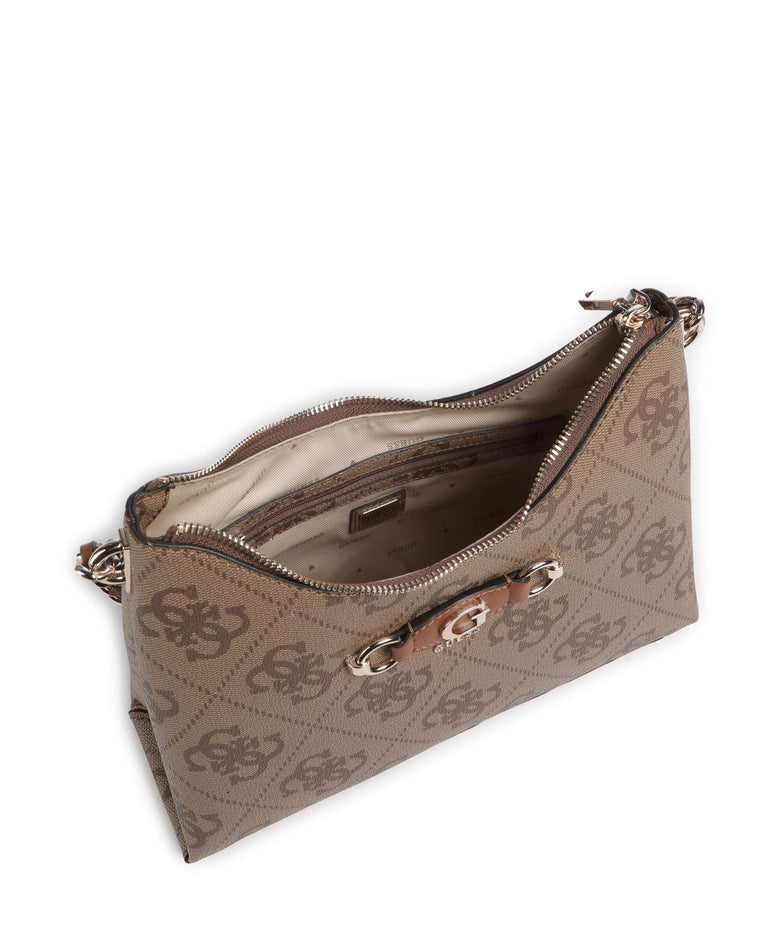 Guess Izzy Shoulder bag latte logo