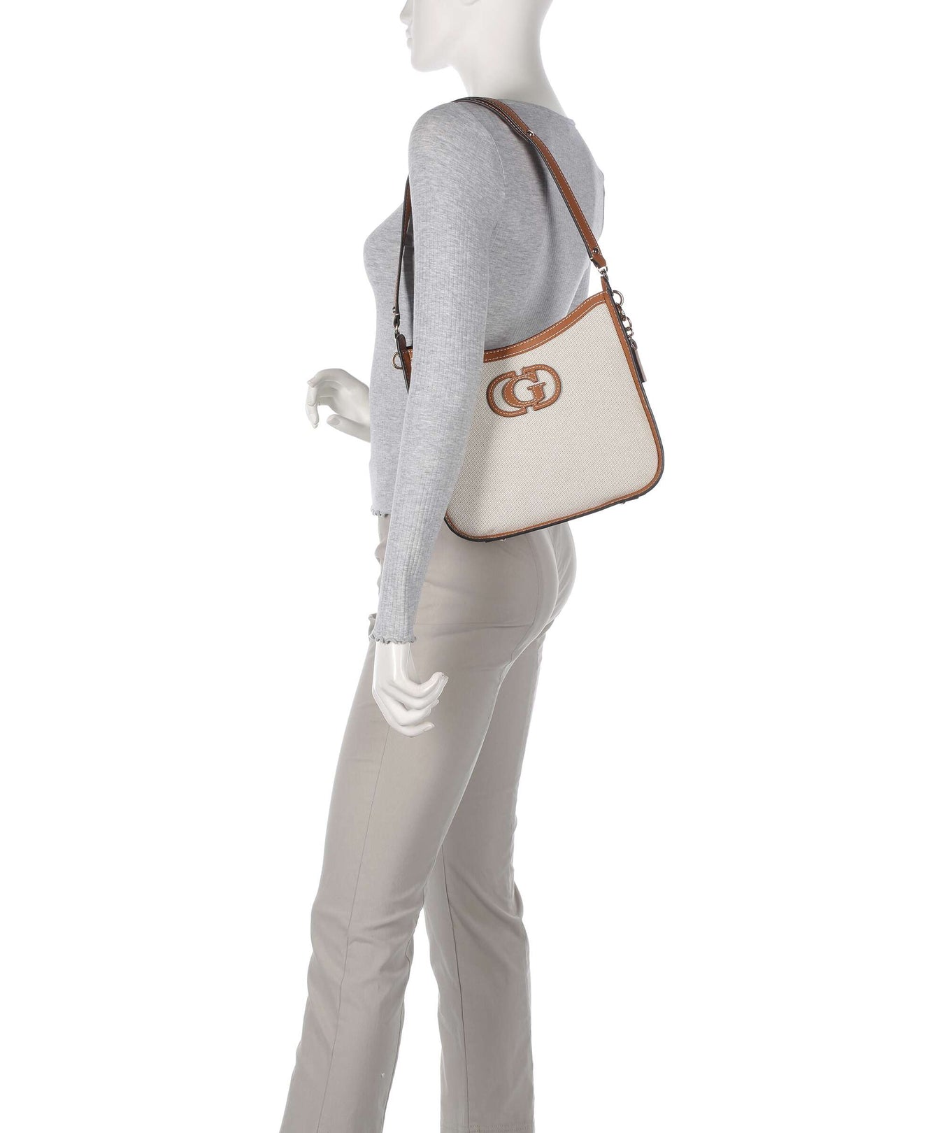 Guess Sebina Shoulder bag natural/caramel