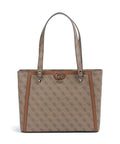 Guess Orlina 4G Logo Tote bag latte logo/brown