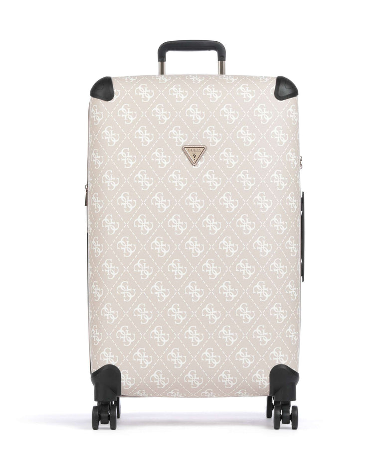 Guess Berta Maxi 4G Spinner (4 wheels) sand logo