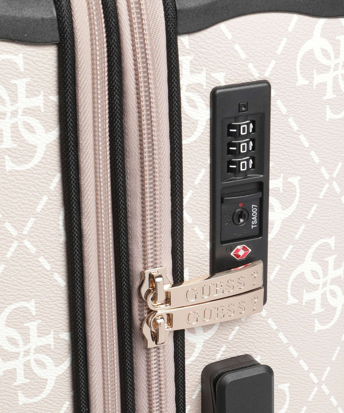 Guess Berta Maxi 4G Spinner (4 wheels) sand logo