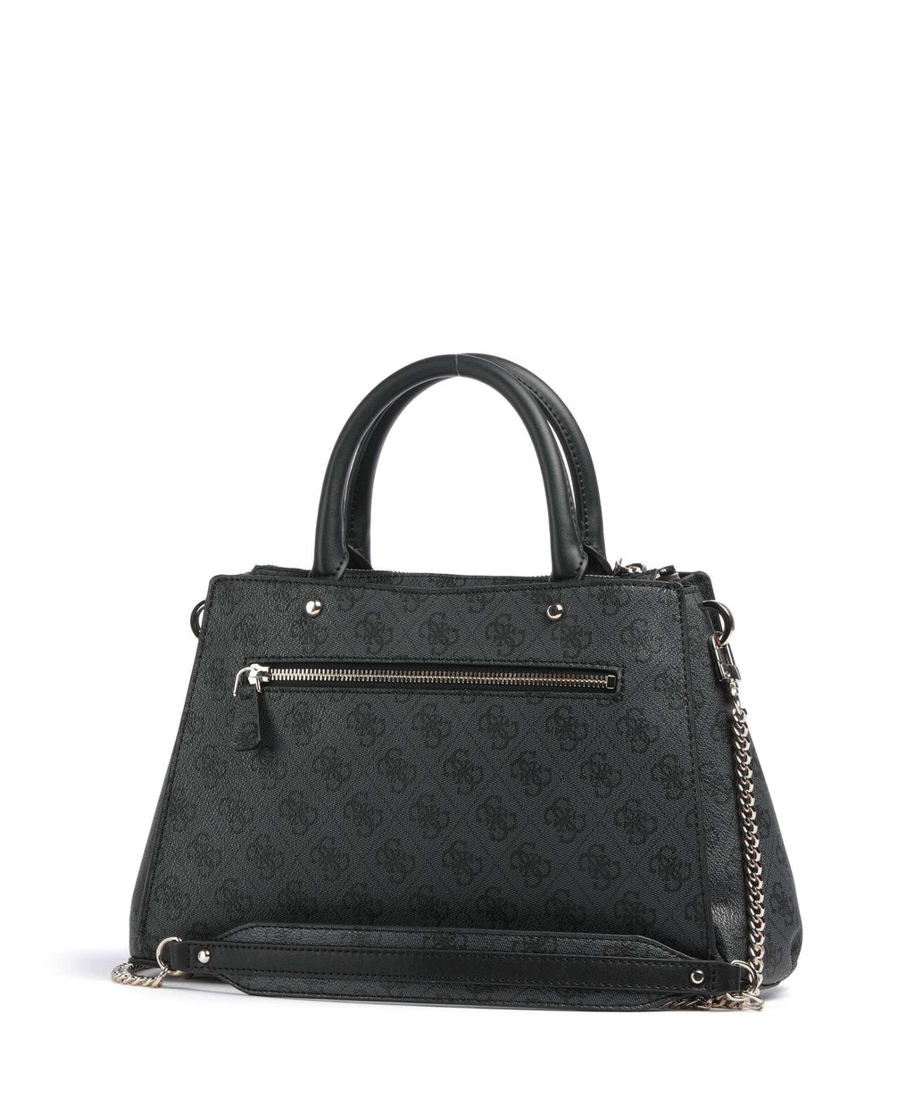 Guess Zamira Handbag coal logo