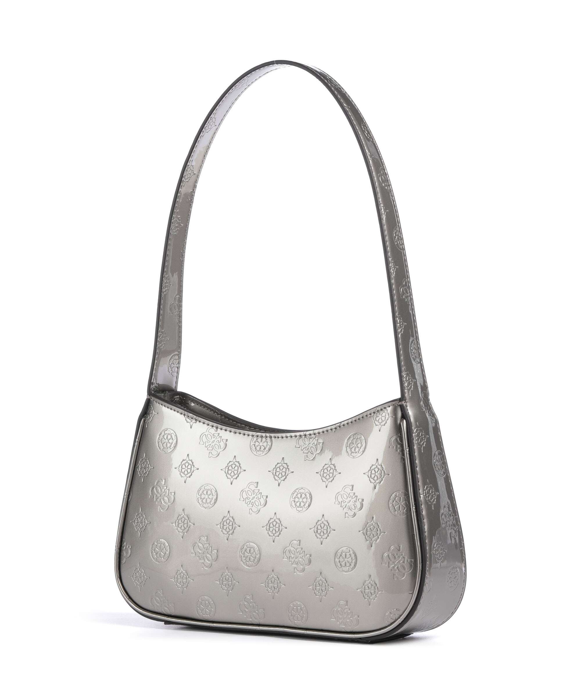 Guess Arnela Shoulder bag pewter logo