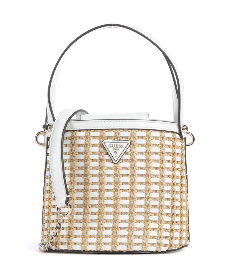 Guess Atalia Bucket bag natural/white