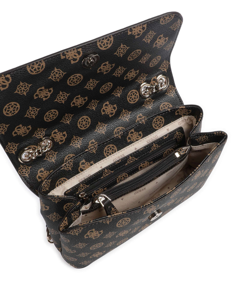 Guess Erica Eco Shoulder bag mocha logo