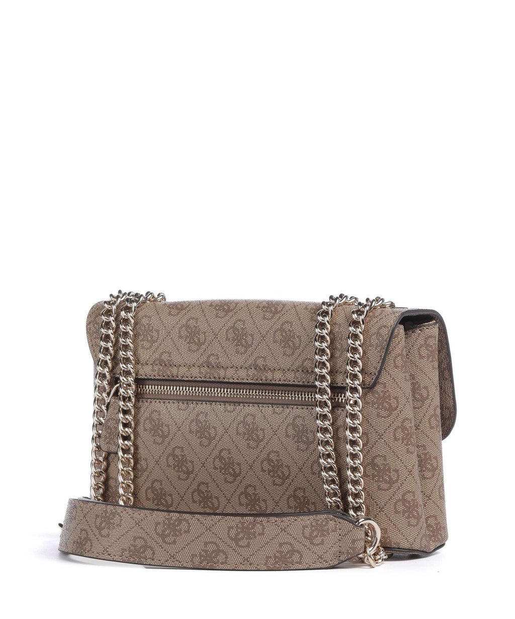 Guess Erica Shoulder bag latte logo