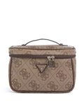 Guess Berta 4G Logo Toiletry bag latte logo/brown