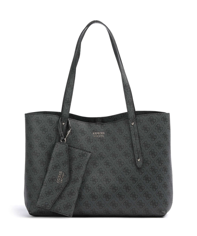 Guess Brenton Tote bag coal logo