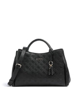 Guess Phoebe Peony Debossed Handbag black logo