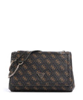 Guess Noelle Q Logo Shoulder bag brown logo