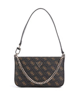 Guess Noelle Q Logo Shoulder bag brown logo