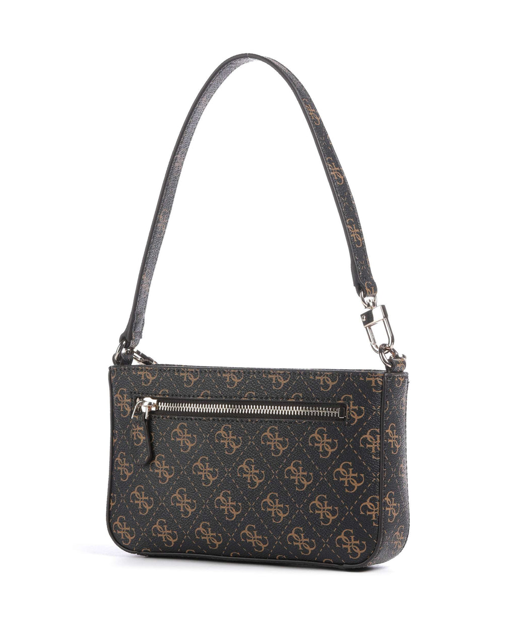 Guess Noelle Q Logo Shoulder bag brown logo