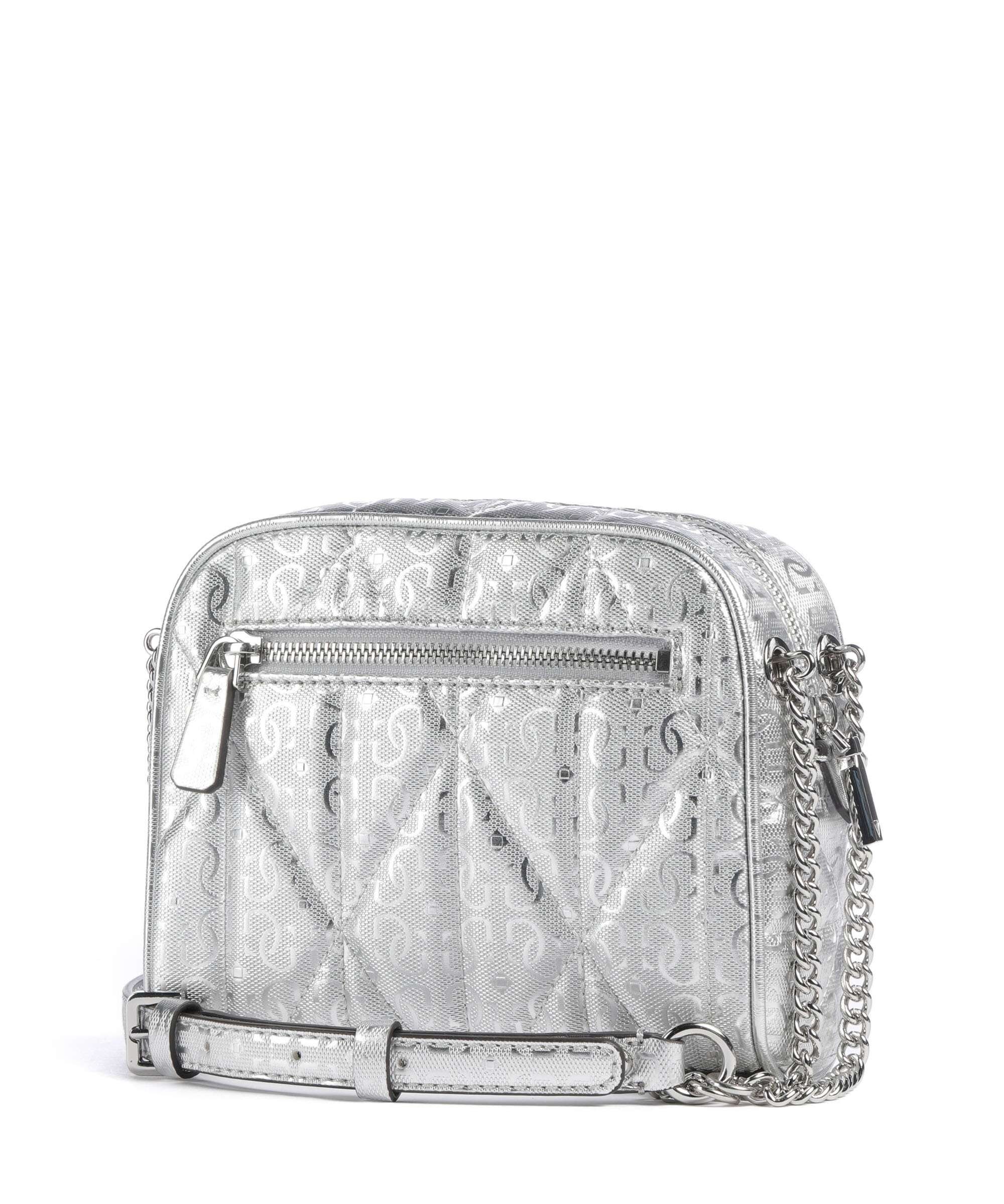 Guess Aldina G-Shine Crossbody bag silver