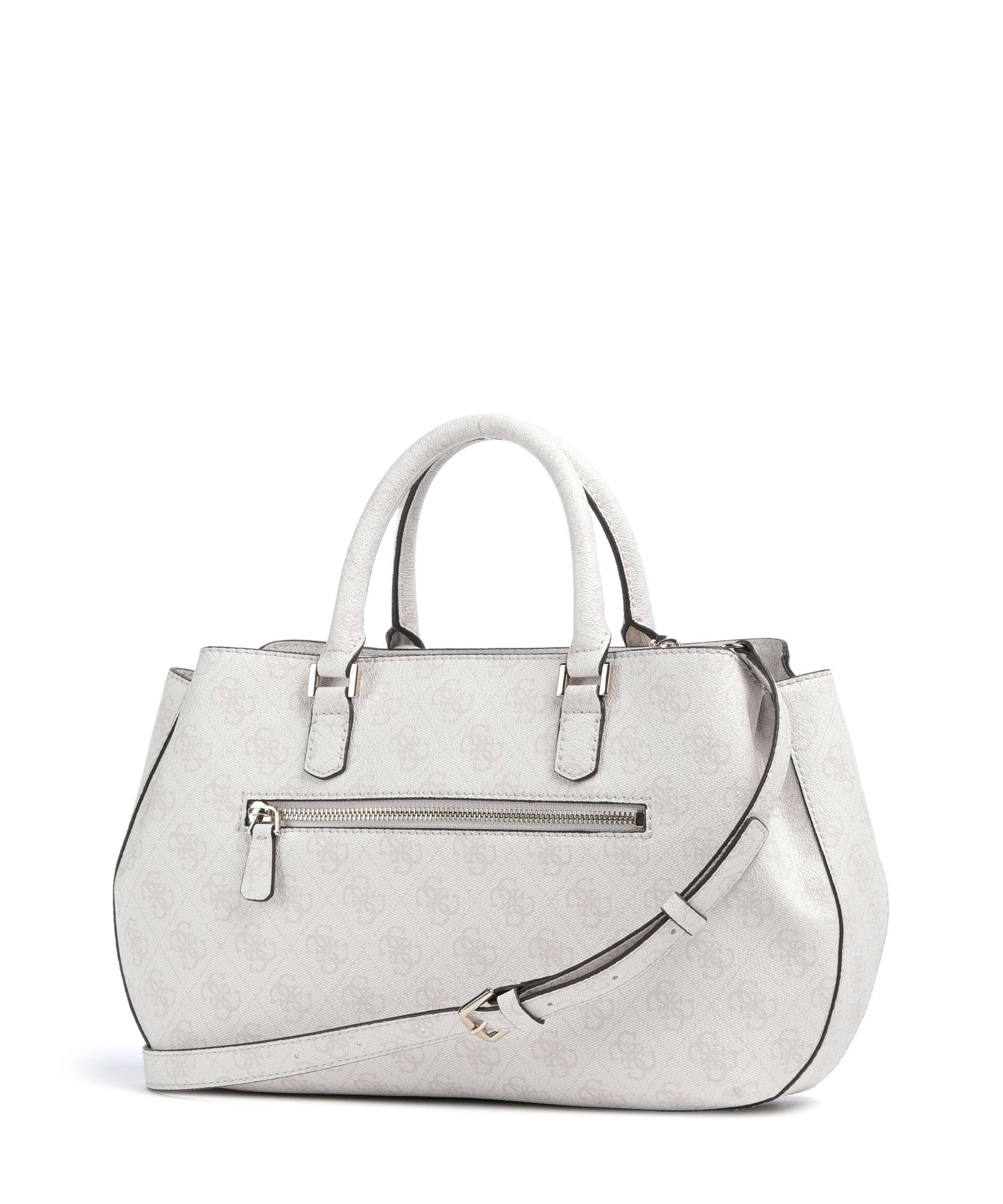 Guess Katya 4G Logo Handbag white logo