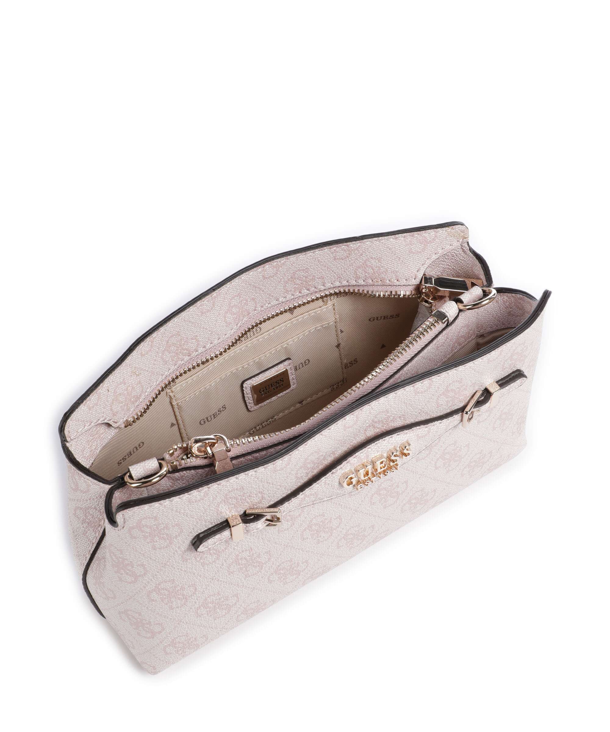 Guess Katya 4G Logo Crossbody bag rose water logo