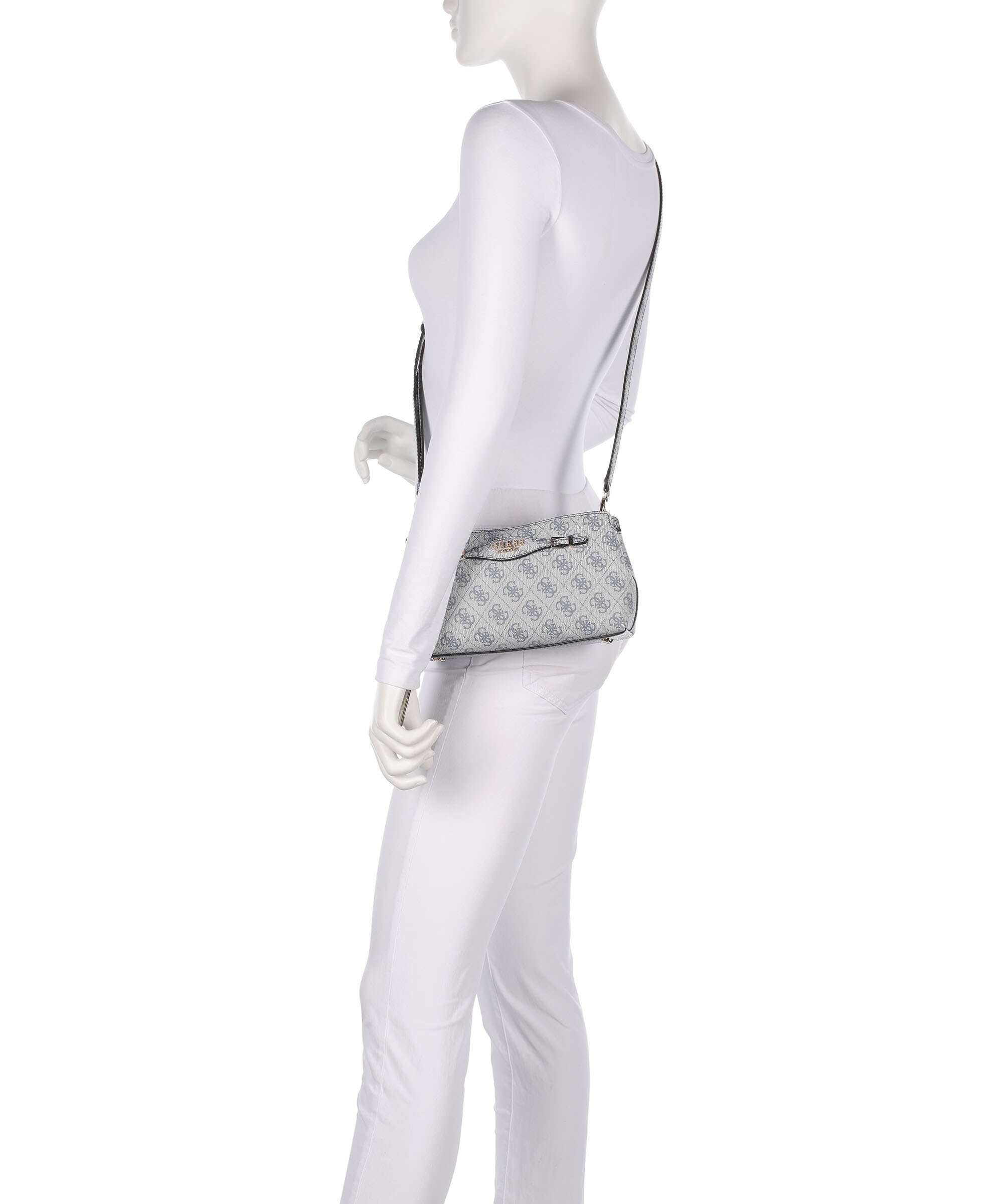 Guess Katya 4G Logo Crossbody bag slate grey